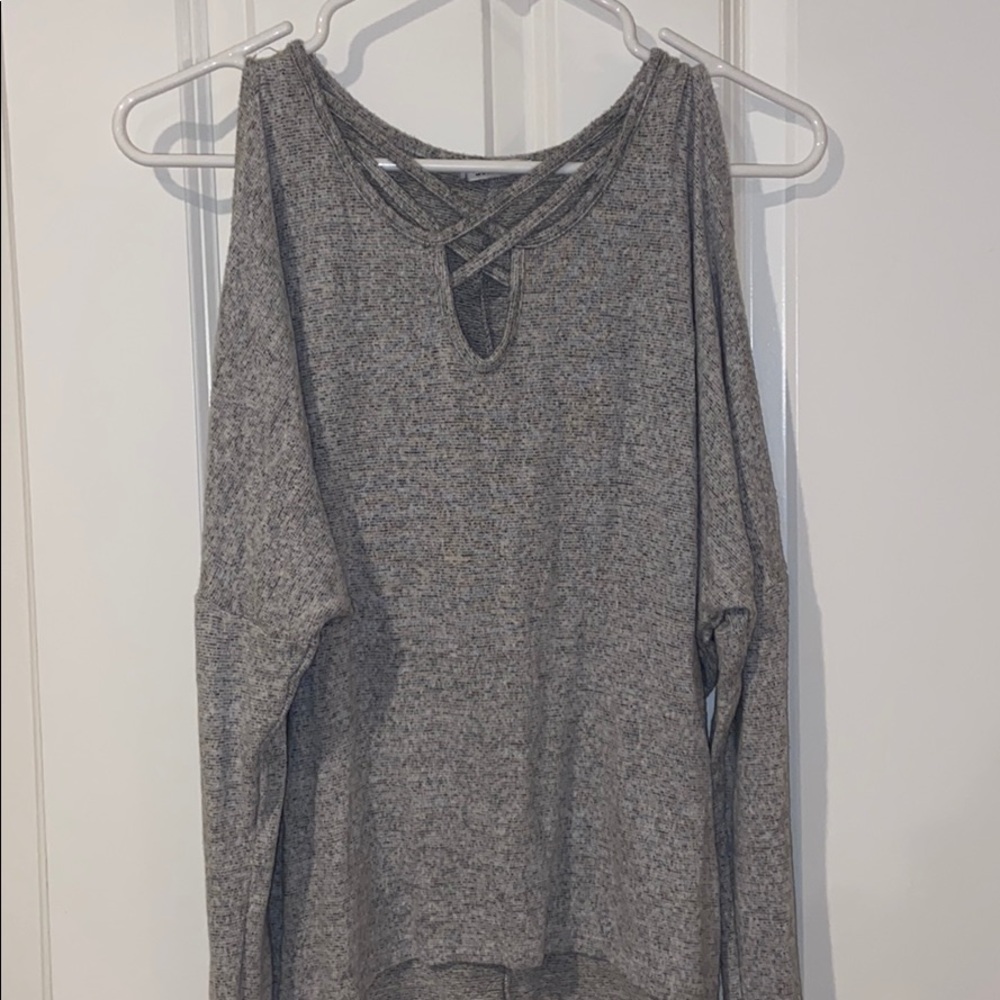 Cold Shoulder Sweater